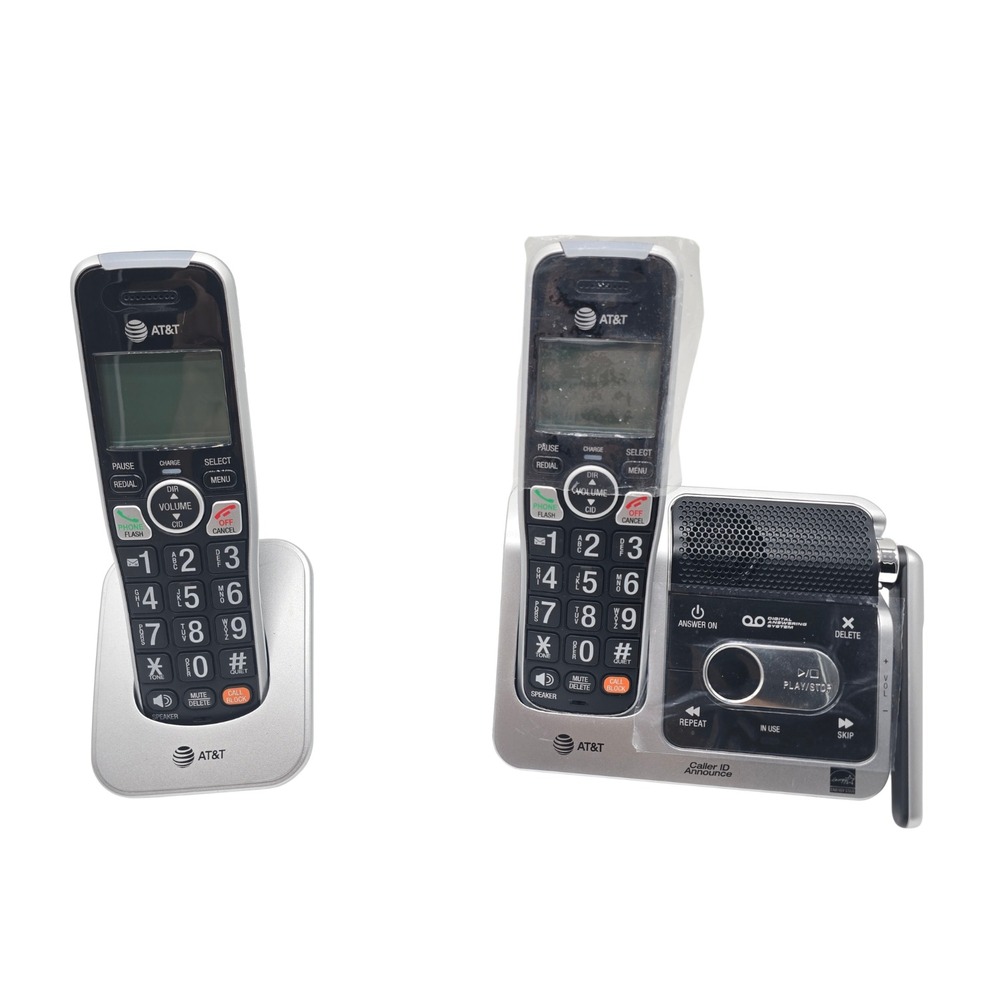 AT&T BL102-2 DECT 6.0 2-Handset Cordless Phone Caller ID Announcer Intercom